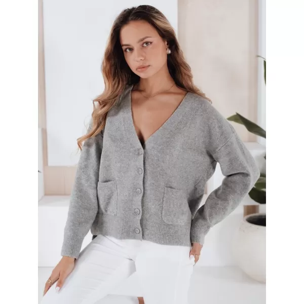  Dame Cardigan DSTREET MY2509 TEMNO SIVA 
