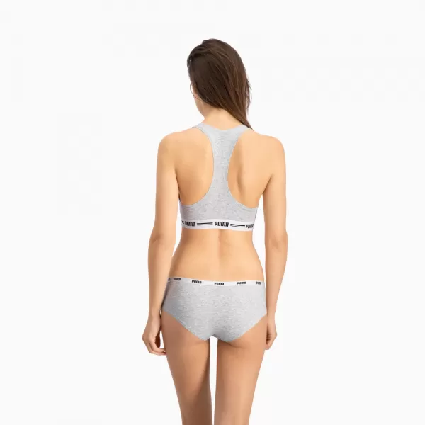  Hlačke PUMA WOMEN HIPSTER 2P PACK 90785205 SIVA/SIVA 