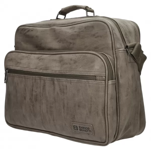  Torba ENRICO BENETTI ROTTERDAM 15 NOTEBOOK BAG 20 L SREDNJE TAUPE 