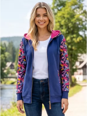 Damske trenirke ALTISPORT GALAH TEMNO MODRA