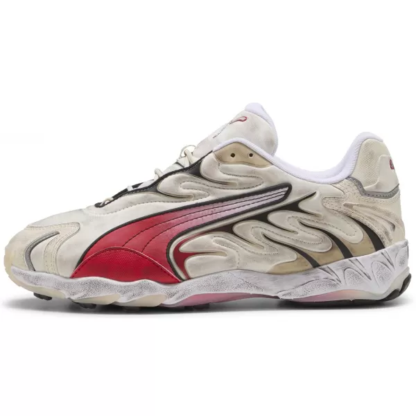  Moški čevlji PUMA INHALE DISTRESSED 40453202 ALPSKI SNEG/ZA VES ČAS RDEČ 