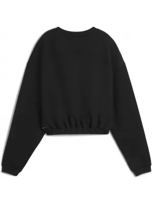 Damske trenirke PUMA W CLOUDSPUN CREW 52746101 PUMA ČRNA