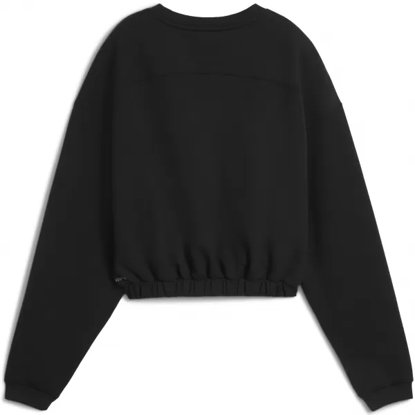  Damske trenirke PUMA W CLOUDSPUN CREW 52746101 PUMA ČRNA 