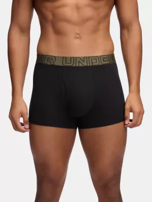 Moške boksarice UNDER ARMOUR M UA PERF COTTON (3KS) 1383891-005 ČRNA Z MORSKO OD