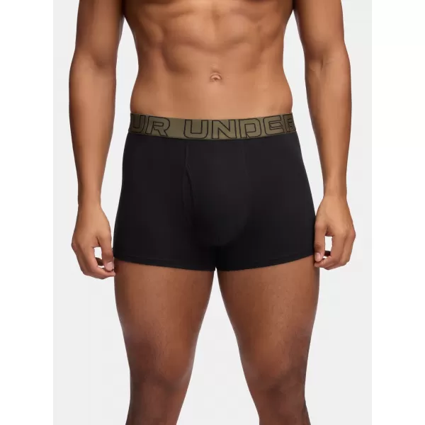  Moške boksarice UNDER ARMOUR M UA PERF COTTON (3KS) 1383891-005 ČRNA Z MORSKO OD 