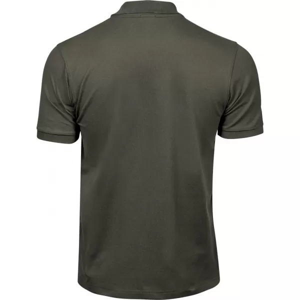  Moška majica s kratkimi rokavi TEE JAYS | TJ 1405 TEMNO OLIVNO 
