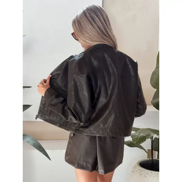  Ženska jakna DSTREET TY5220 RJAVA 