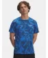 Moška majica s kratkimi rokavi UNDER ARMOUR UA LAUNCH PRINTED SS MODRA