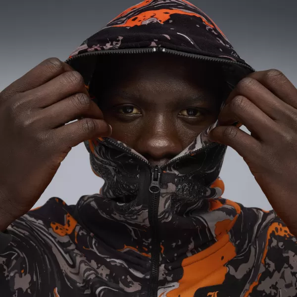  Pánská bunda PUMA LAFRANCE HEEM ERA FULL ZIP 63247101 ORANGE GLO/AOP 