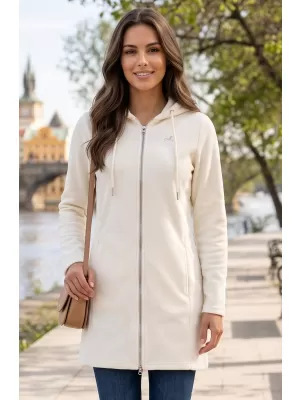 Ženski pulover ALTISPORT LIALA BÍLÁ/KRÉMOVÁ BELA
