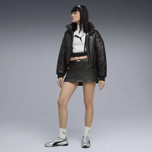  Ženska jakna PUMA DARE TO PUFFER JACKET 63217301 ČRNA PUMA 