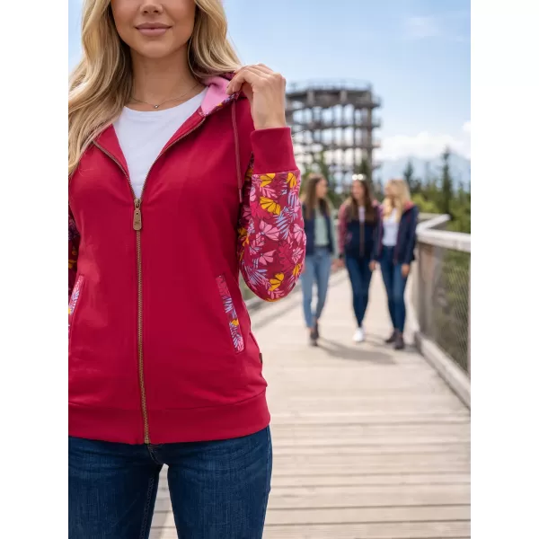  Damske trenirke ALTISPORT GALAH BURGUND 