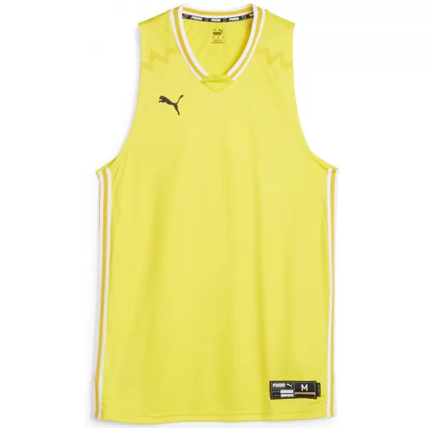  Moški dres PUMA HOOPS TEAM GAME JERSEY 67662805 KIBERNETSKA RUMENA 