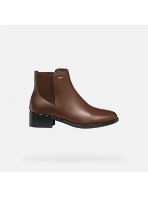 Ženski čevlji GEOX CAMEXIA NP ABX G009579 RJAVA