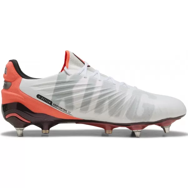  Moški nogometni škornji PUMA KING ULTIMATE MXSG 10881701 PUMA WHITE/PUMA SILVER 