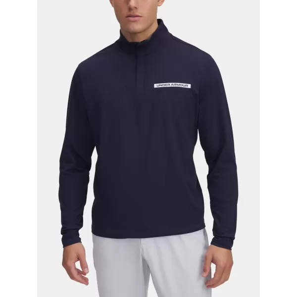  Moški pulover UNDER ARMOUR UA T2G 1/4 ZIP 1389878-410 MODRA 