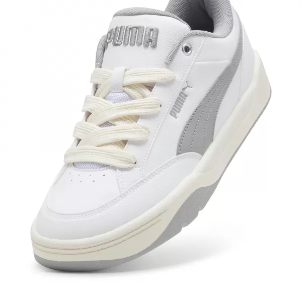  Škornji PUMA PARK LIFESTYLE 39508401 BELI/SIVI/SLADKANI MANDLJI 