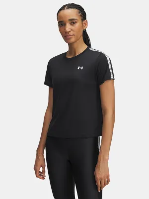 Ženska majica s kratkimi rokavi UNDER ARMOUR UA TECH WM TAPE SS 6003915-001 ČRNA
