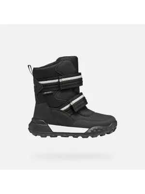 Fantovski gležnjarji GEOX TREKKYUP ABX J56MBB050FUC9999 ČRNA