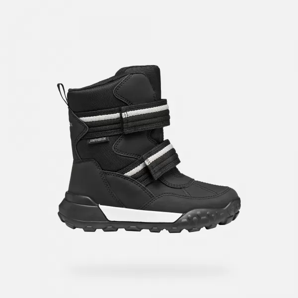  Fantovski gležnjarji GEOX TREKKYUP ABX J56MBB050FUC9999 ČRNA 