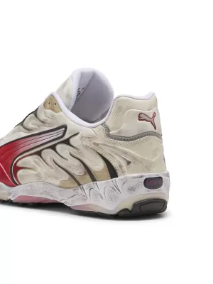 Moški čevlji PUMA INHALE DISTRESSED 40453202 ALPSKI SNEG/ZA VES ČAS RDEČ