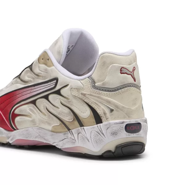  Moški čevlji PUMA INHALE DISTRESSED 40453202 ALPSKI SNEG/ZA VES ČAS RDEČ 