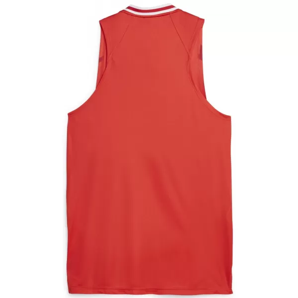  Moški dres PUMA HOOPS TEAM GAME JERSEY 67662804 PUMA RDEČA 