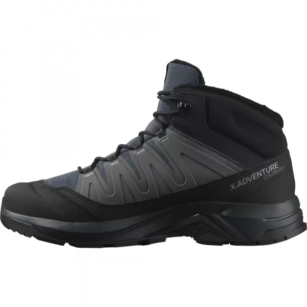  Moški čevlji SALOMON X-ADVENTURE COLDRUSH WATERPROOF ASFALT/ČRNA/ZLITINA 