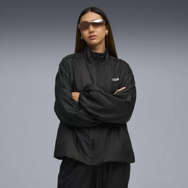  Ženska jakna PUMA X ROSÉ T7 TRACK JACKET 63379301 PUMA ČRNA 
