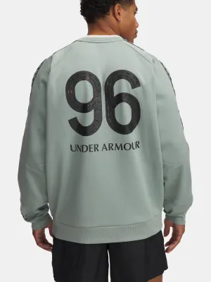 Moški pulover UNDER ARMOUR M'S 96 TERRACE CREW NECK 1390111-348 ZELENA
