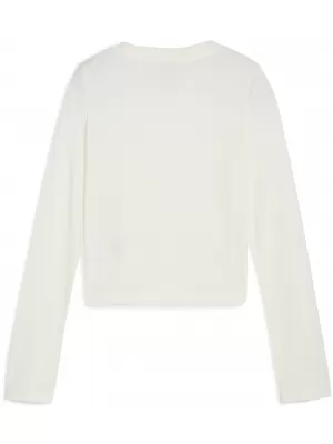 Srajca PUMA X ROSÉ LONGSLEEVE TEE 63380577 TOPLO BELA