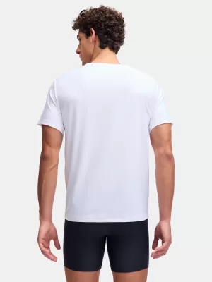 Moška majica s kratkimi rokavi UNDER ARMOUR M UA PERF TECH MESH CREW NECK-2PK 6007625-100 BELA