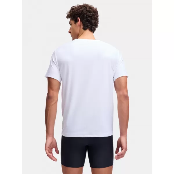  Moška majica s kratkimi rokavi UNDER ARMOUR M UA PERF TECH MESH CREW NECK-2PK 6007625-100 BELA 