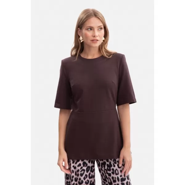  Ženska bluza BEWEAR B305 TEMNA ČOKOLADA 