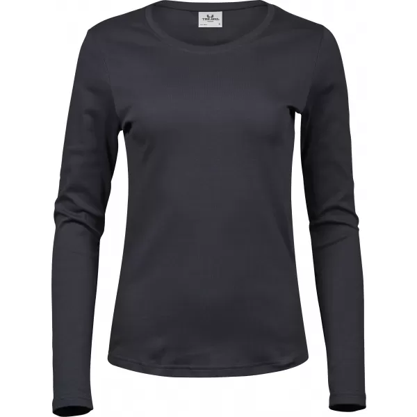  Ženska majica s kratkimi rokavi TEE JAYS | TJ 590 TEMNO SIVA 