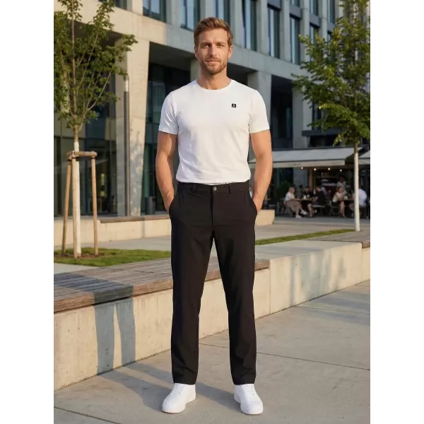  Moške hlače ALTISPORT ATS TROUSER SLIM-FIT ČRNA 
