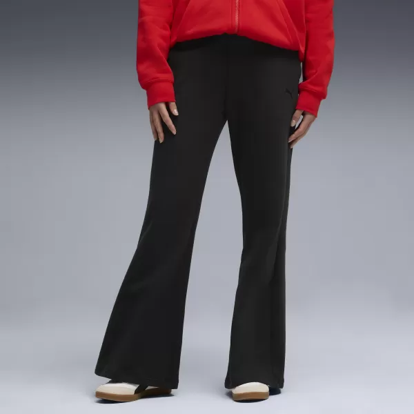  Dame PUMA HER COMFORT HIGH-WAIST STRAIGHT PANTS FL OP 63301001 PUMA ČRNA 