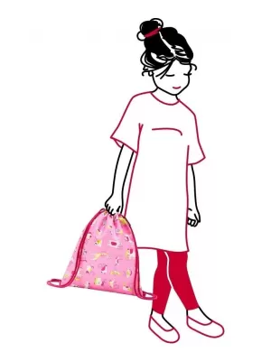 Športna torba REISENTHEL MYSAC KIDS ABC PRIJATELJI ROZA