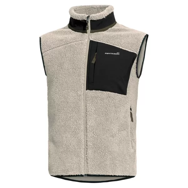 Moški telovnik PENTAGON SUMMIT SHERPA FLEECE VEST K04016 PUŠČAVSKA PORJAVELOST 