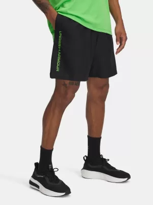 Moške kratke hlače UNDER ARMOUR UA TECH WOVEN WORDMARK SHORT ČRNA