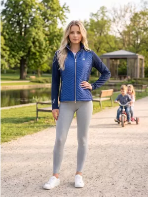 Ženska hibridna jakna ALTISPORT GAIL TEMNO MODRA