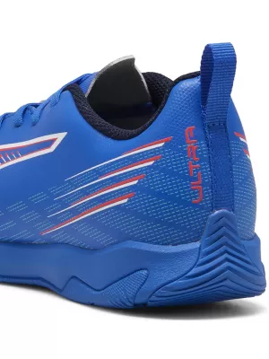 Otroški čevlji PUMA ULTRA 6 PLAY IT JR 10853801 ULTRA MODRA/BELA/ŽAREČA RDEČA