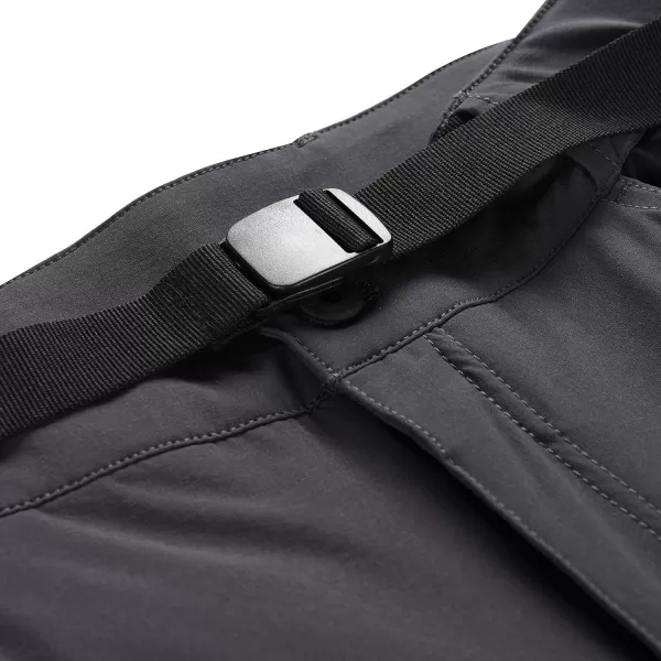  Moške softshell hlače ALPINE PRO AKAN 2 TEMNO SIVA 