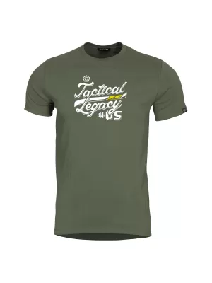 Majica s kratkimi rokavi PENTAGON AGERON TACTICAL LEGACY K09012 OLIVNO ZELENA