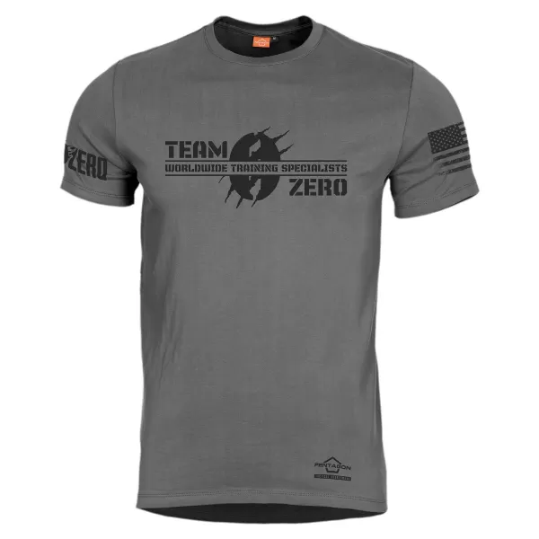  Majica s kratkimi rokavi PENTAGON AGERON ZERO EDITION K09012-WTS VOLČJA SIVA 
