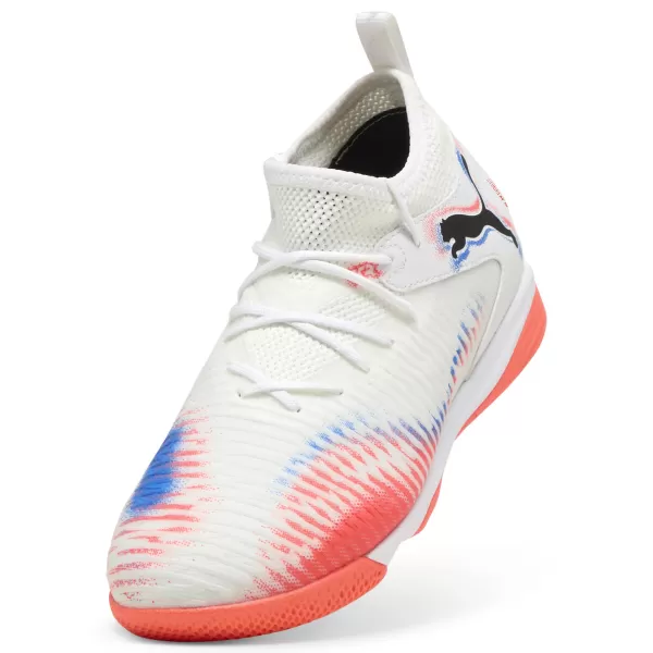  Otroški čevlji PUMA FUTURE 8 MATCH IT + MID JR 10861701 WHITE/ BELA/PUMA ČRNA/ŽAREČA RDEČA 