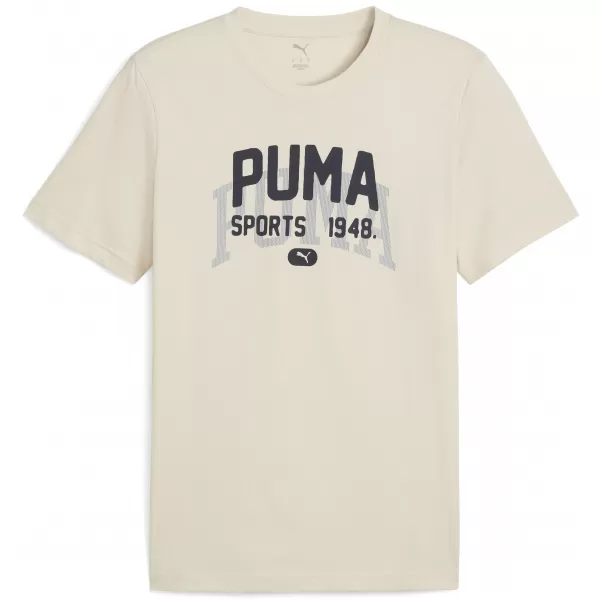 Srajca PUMA GRAPHIC VARSITY TEE 68803587 ALPSKI SNEG 
