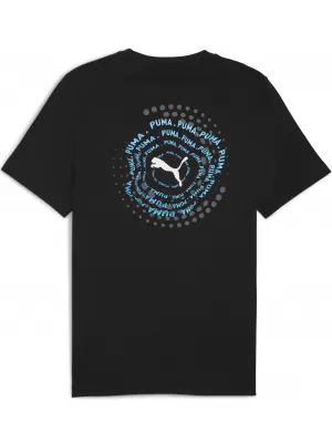 Moška majica s kratkimi rokavi PUMA GRAPHIC EXECUTION TEE 68804201 ČRNA PUMA
