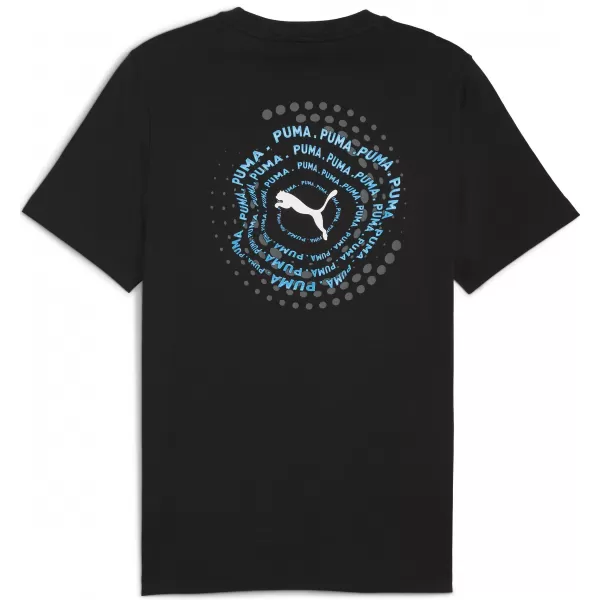  Moška majica s kratkimi rokavi PUMA GRAPHIC EXECUTION TEE 68804201 ČRNA PUMA 