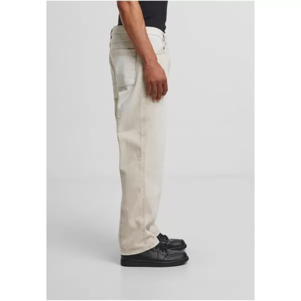  Moške kavbojke URBAN CLASSICS TB7605 BELO UMAZANO OPRANO 